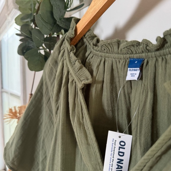 NWT Cotton Crinkle Dress - Picture 3 of 8